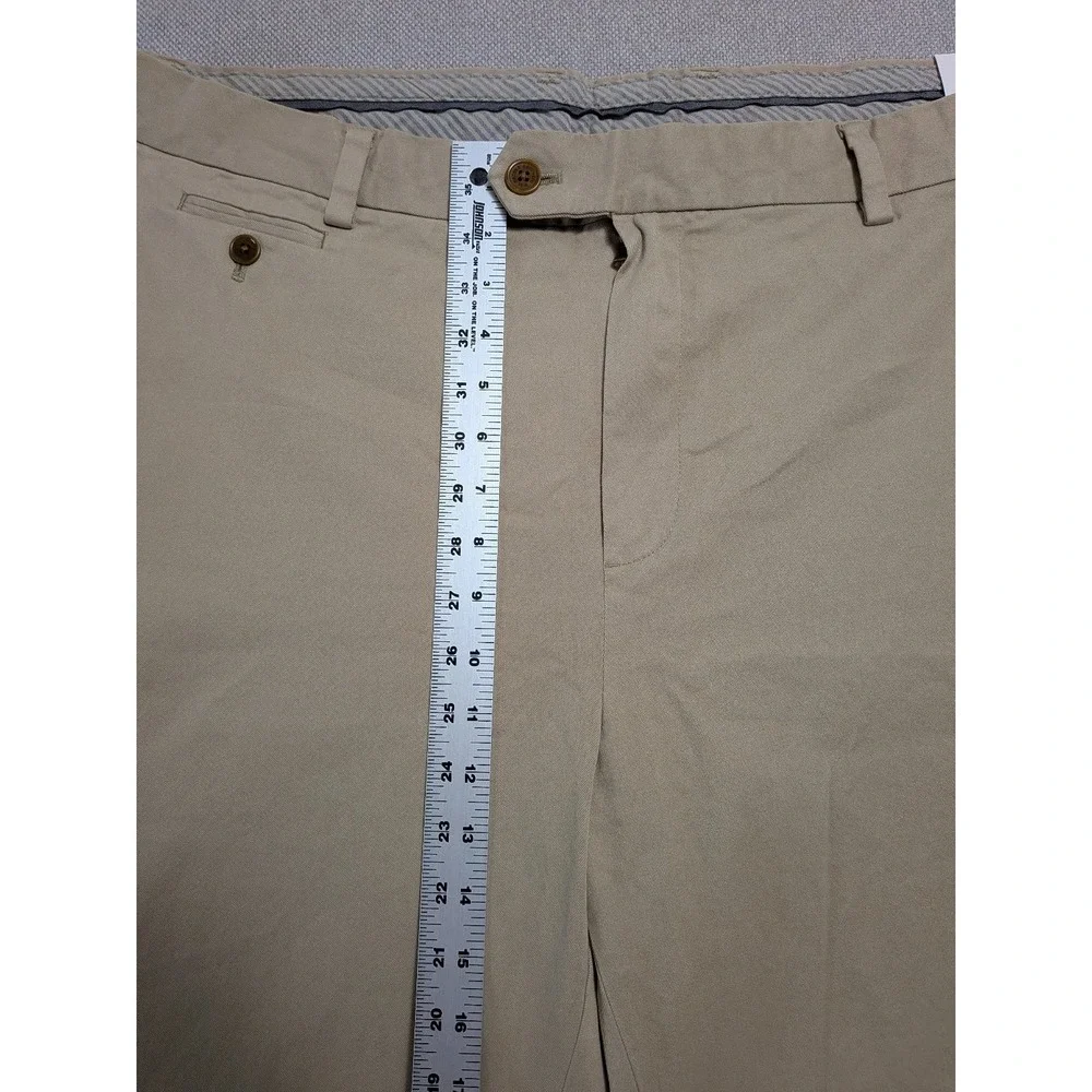 NWT Brooks Brothers Men's 42x32 Khaki Chinos Pants Brooksgate Cotton Stetch